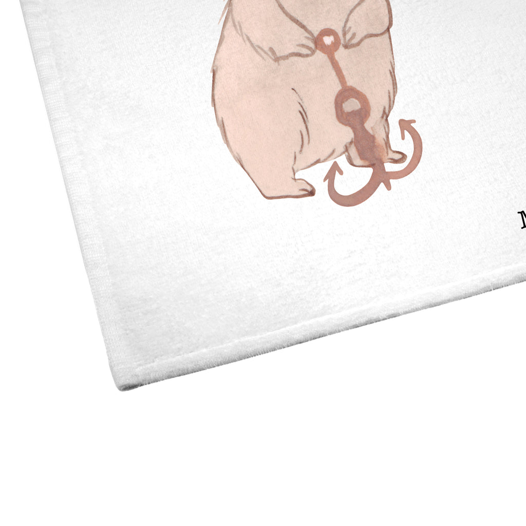 Gäste Handtuch Matrose mit Herz Gästetuch, Reisehandtuch, Sport Handtuch, Frottier, Kinder Handtuch, Beruf, Ausbildung, Jubiläum, Abschied, Rente, Kollege, Kollegin, Geschenk, Schenken, Arbeitskollege, Mitarbeiter, Firma, Danke, Dankeschön, Matrose, Seemann, Seeleute, Schiff, Schiffsmechaniker