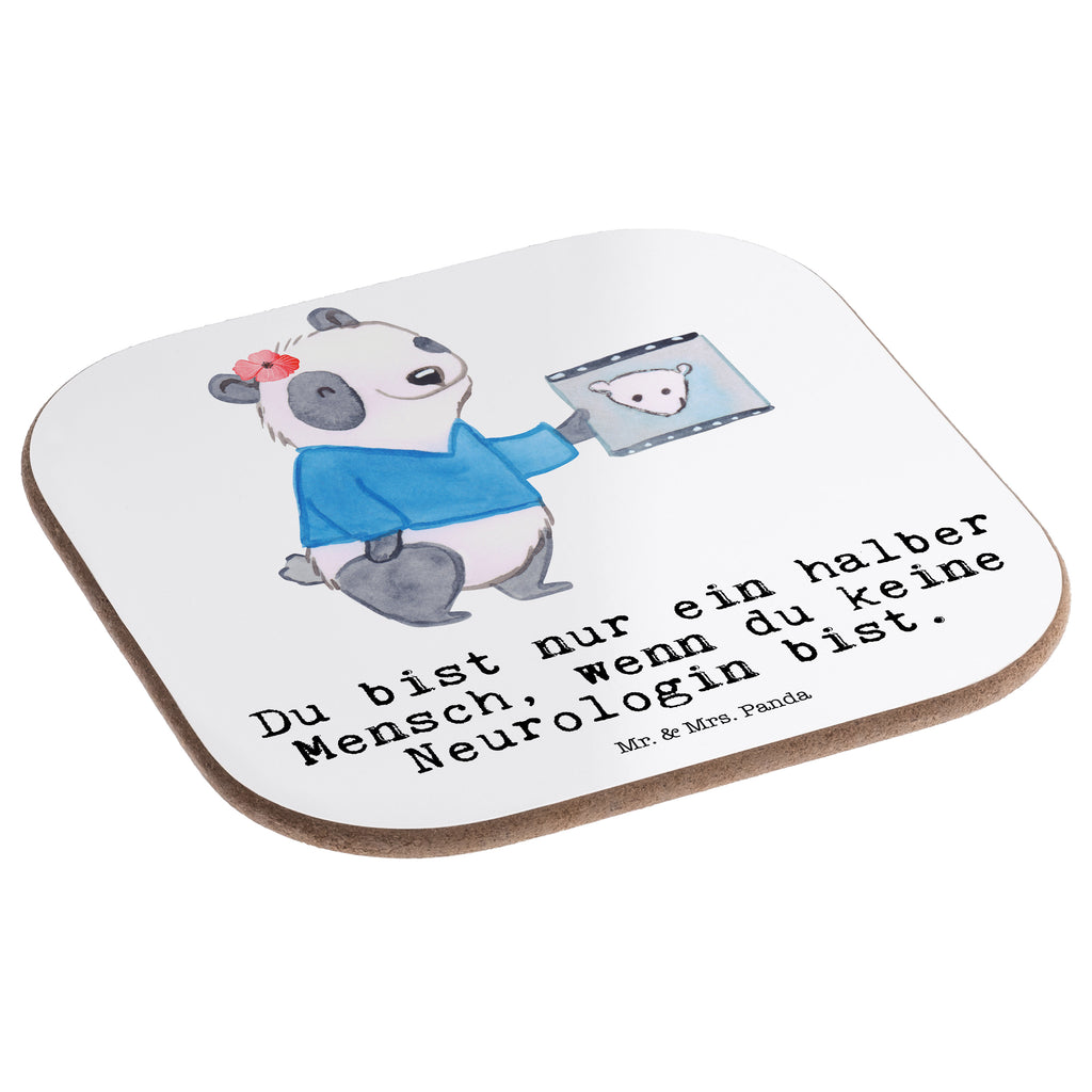 Quadratische Untersetzer Neurologin mit Herz Bierdeckel, Glasuntersetzer, Untersetzer Gläser, Getränkeuntersetzer, Beruf, Ausbildung, Jubiläum, Abschied, Rente, Kollege, Kollegin, Geschenk, Schenken, Arbeitskollege, Mitarbeiter, Firma, Danke, Dankeschön, Neurologin, Neurologie, Mediziner, Medizinstudium