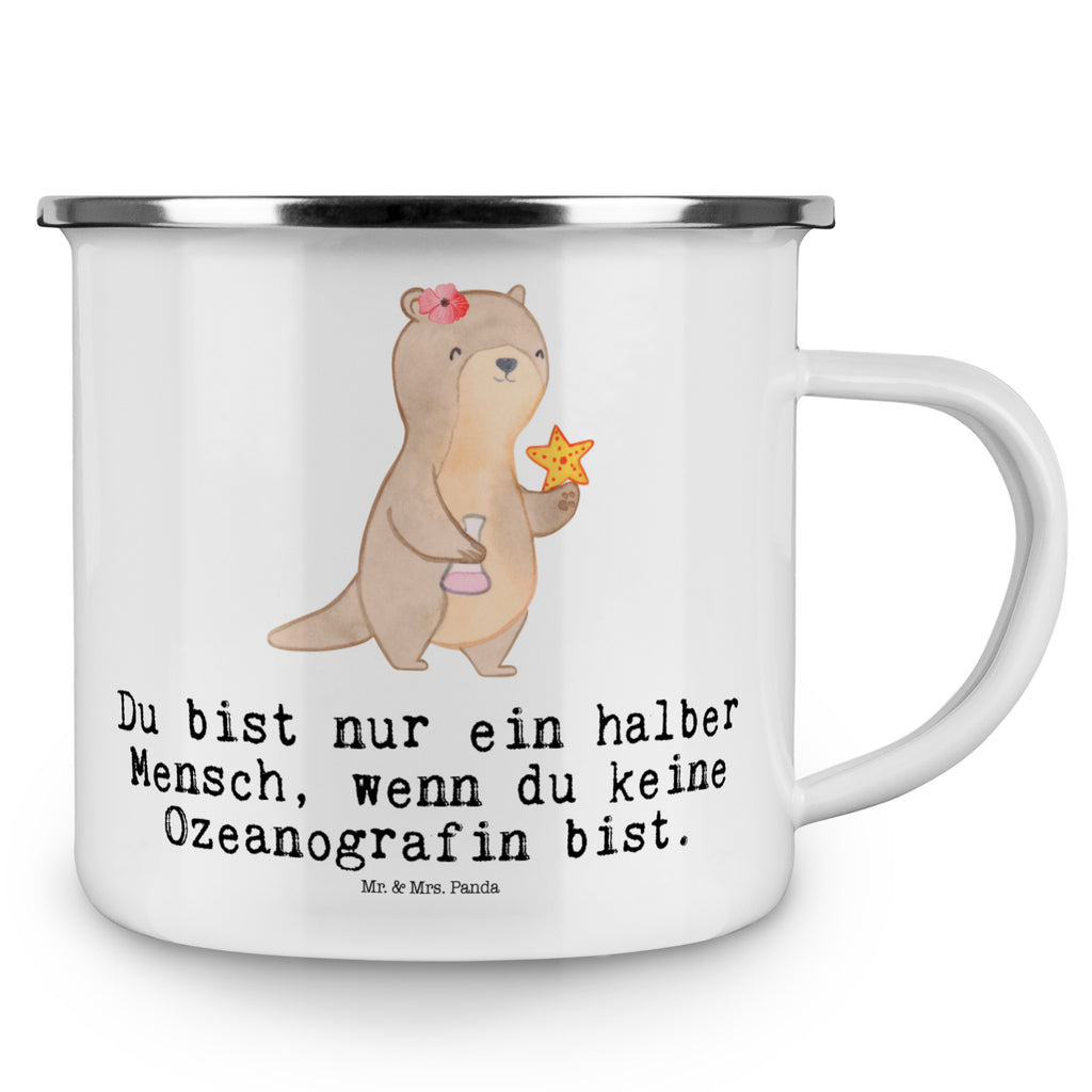 Camping Emaille Tasse Ozeanografin mit Herz Campingtasse, Trinkbecher, Metalltasse, Outdoor Tasse, Emaille Trinkbecher, Blechtasse Outdoor, Emaille Campingbecher, Edelstahl Trinkbecher, Metalltasse für Camping, Kaffee Blechtasse, Camping Tasse Metall, Beruf, Ausbildung, Jubiläum, Abschied, Rente, Kollege, Kollegin, Geschenk, Schenken, Arbeitskollege, Mitarbeiter, Firma, Danke, Dankeschön, Ozeanografin, Meeresbiologe, Meereskundler, Naturwissenschaftler, Meeresforscher, maritime Forschung, Studium