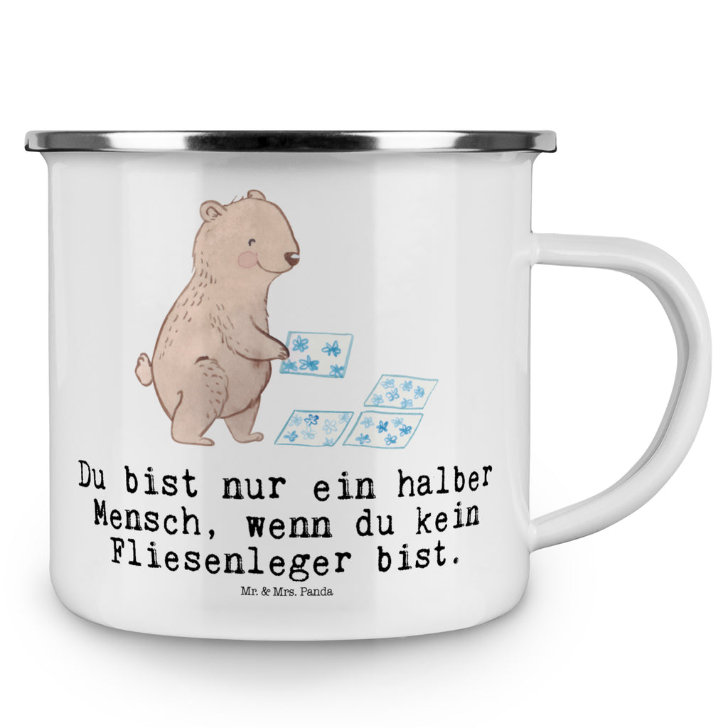 Camping Emaille Tasse Fliesenleger mit Herz Campingtasse, Trinkbecher, Metalltasse, Outdoor Tasse, Emaille Trinkbecher, Blechtasse Outdoor, Emaille Campingbecher, Edelstahl Trinkbecher, Metalltasse für Camping, Kaffee Blechtasse, Camping Tasse Metall, Beruf, Ausbildung, Jubiläum, Abschied, Rente, Kollege, Kollegin, Geschenk, Schenken, Arbeitskollege, Mitarbeiter, Firma, Danke, Dankeschön, Fliesenleger, Gesellenprüfung, Fliesenlegermeister, Fliesenlegerbetrieb, Fliesenfachhandel, Handwerk