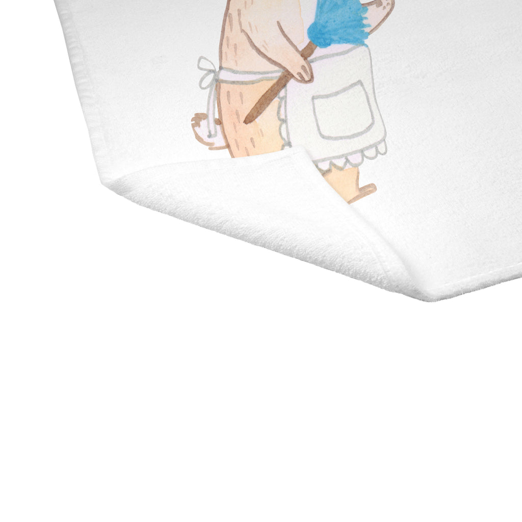 Gäste Handtuch Haushaltshilfe mit Herz Gästetuch, Reisehandtuch, Sport Handtuch, Frottier, Kinder Handtuch, Beruf, Ausbildung, Jubiläum, Abschied, Rente, Kollege, Kollegin, Geschenk, Schenken, Arbeitskollege, Mitarbeiter, Firma, Danke, Dankeschön, Haushaltshilfe, Putzfrau, Reinigungskraft