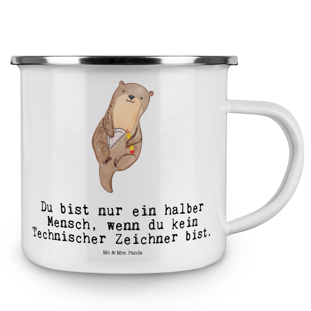 Camping Emaille Tasse Technischer Zeichner mit Herz Campingtasse, Trinkbecher, Metalltasse, Outdoor Tasse, Emaille Trinkbecher, Blechtasse Outdoor, Emaille Campingbecher, Edelstahl Trinkbecher, Metalltasse für Camping, Kaffee Blechtasse, Camping Tasse Metall, Beruf, Ausbildung, Jubiläum, Abschied, Rente, Kollege, Kollegin, Geschenk, Schenken, Arbeitskollege, Mitarbeiter, Firma, Danke, Dankeschön