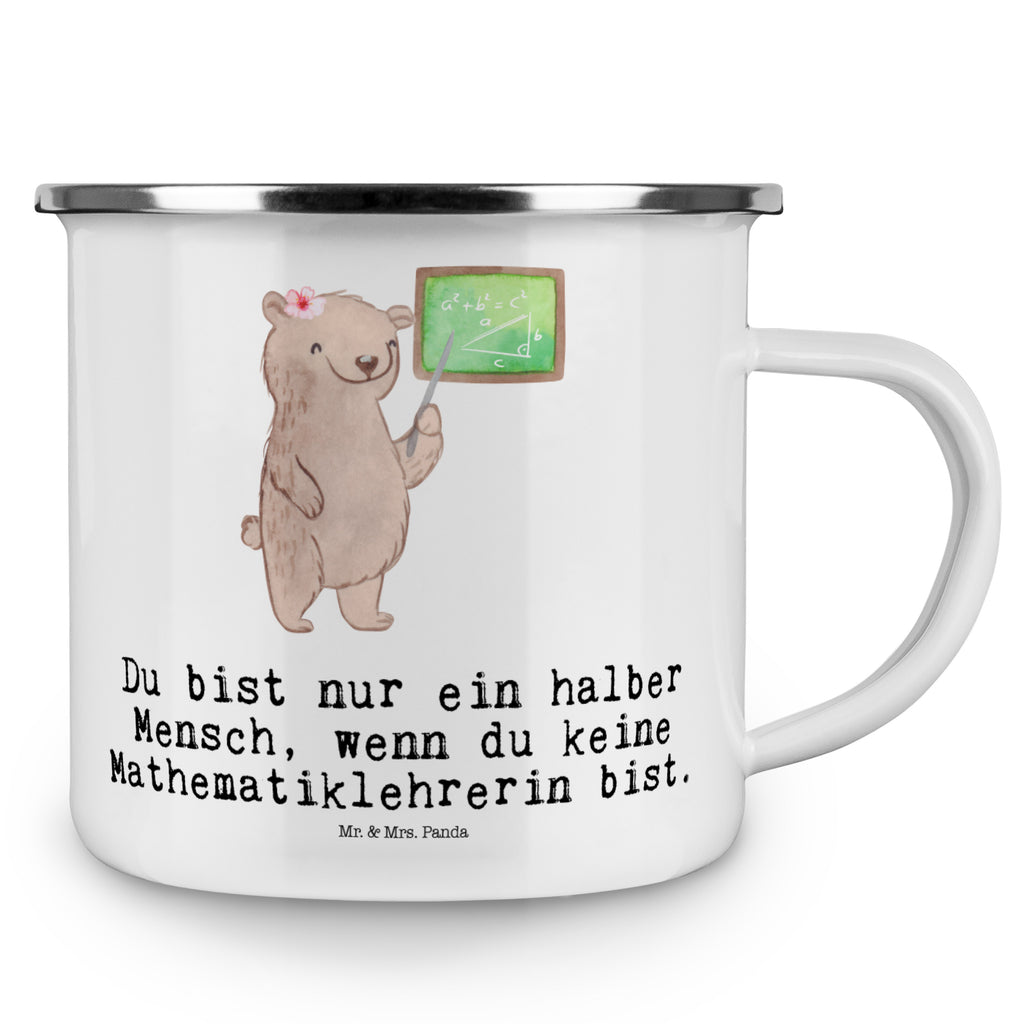 Camping Emaille Tasse Mathematiklehrerin mit Herz Campingtasse, Trinkbecher, Metalltasse, Outdoor Tasse, Emaille Trinkbecher, Blechtasse Outdoor, Emaille Campingbecher, Edelstahl Trinkbecher, Metalltasse für Camping, Kaffee Blechtasse, Camping Tasse Metall, Beruf, Ausbildung, Jubiläum, Abschied, Rente, Kollege, Kollegin, Geschenk, Schenken, Arbeitskollege, Mitarbeiter, Firma, Danke, Dankeschön, Mathematiklehrerin, Lehramtstudent, Referendariat, Mathelehrerin, Matheunterricht, Mathe, Lehrer