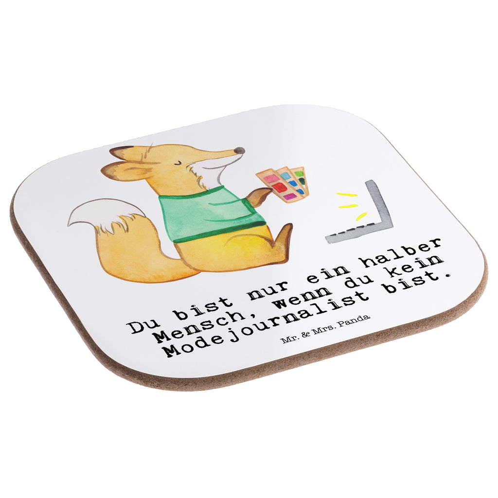 Quadratische Untersetzer Modejournalist mit Herz Bierdeckel, Glasuntersetzer, Untersetzer Gläser, Getränkeuntersetzer, Beruf, Ausbildung, Jubiläum, Abschied, Rente, Kollege, Kollegin, Geschenk, Schenken, Arbeitskollege, Mitarbeiter, Firma, Danke, Dankeschön, Modejournalist, Journalist, Reporter, Redakteur, Pressebüro, Studium