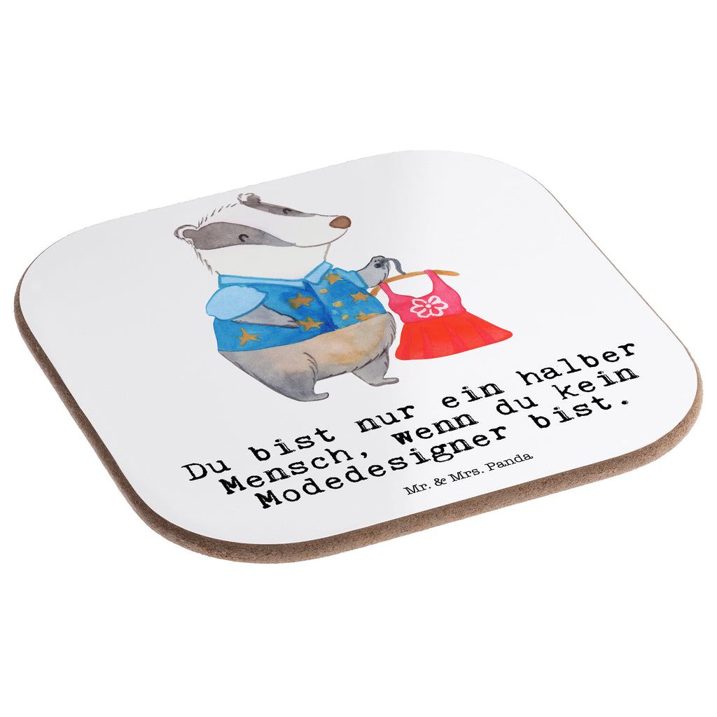 Quadratische Untersetzer Modedesigner mit Herz Bierdeckel, Glasuntersetzer, Untersetzer Gläser, Getränkeuntersetzer, Beruf, Ausbildung, Jubiläum, Abschied, Rente, Kollege, Kollegin, Geschenk, Schenken, Arbeitskollege, Mitarbeiter, Firma, Danke, Dankeschön, Modedesigner, Fashion Designer, Modeschöpfer