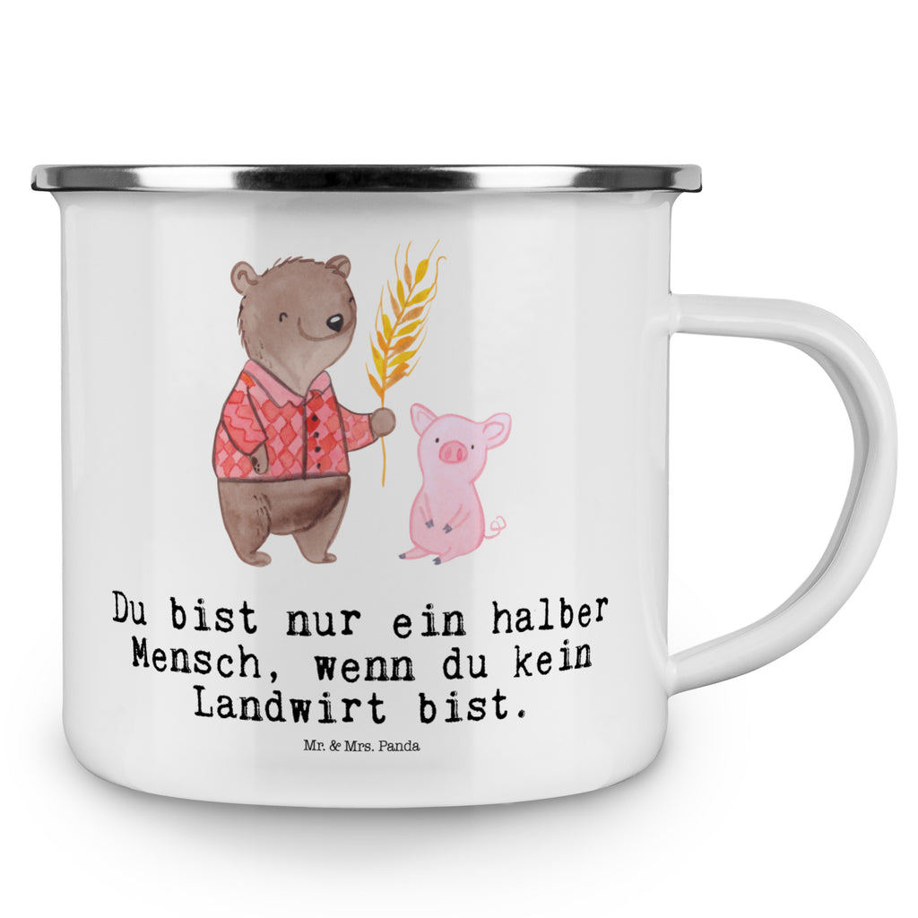 Camping Emaille Tasse Landwirt mit Herz Campingtasse, Trinkbecher, Metalltasse, Outdoor Tasse, Emaille Trinkbecher, Blechtasse Outdoor, Emaille Campingbecher, Edelstahl Trinkbecher, Metalltasse für Camping, Kaffee Blechtasse, Camping Tasse Metall, Beruf, Ausbildung, Jubiläum, Abschied, Rente, Kollege, Kollegin, Geschenk, Schenken, Arbeitskollege, Mitarbeiter, Firma, Danke, Dankeschön, Landwirt; Bauer, Tierwirt, Agronom, Farmer, Bauernhof