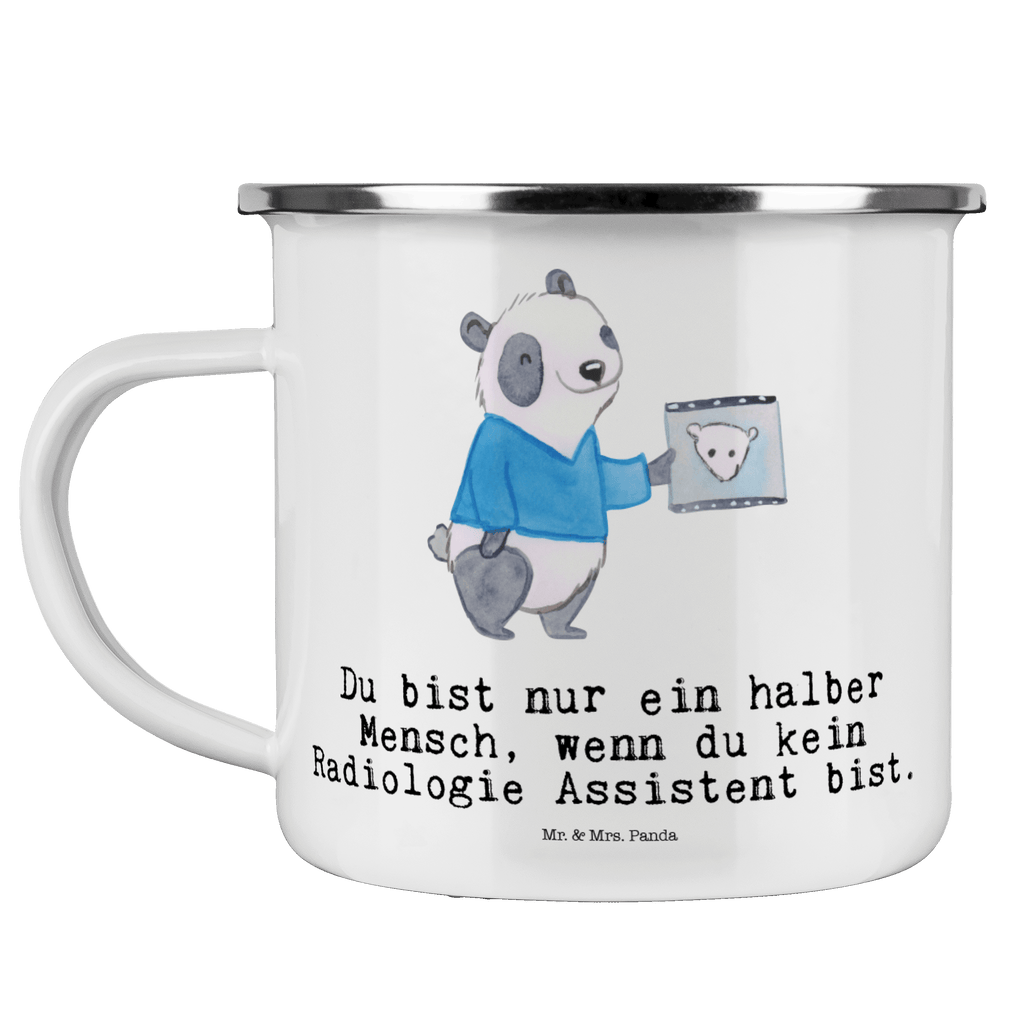 Camping Emaille Tasse Radiologie Assistent mit Herz Campingtasse, Trinkbecher, Metalltasse, Outdoor Tasse, Emaille Trinkbecher, Blechtasse Outdoor, Emaille Campingbecher, Edelstahl Trinkbecher, Metalltasse für Camping, Kaffee Blechtasse, Camping Tasse Metall, Beruf, Ausbildung, Jubiläum, Abschied, Rente, Kollege, Kollegin, Geschenk, Schenken, Arbeitskollege, Mitarbeiter, Firma, Danke, Dankeschön