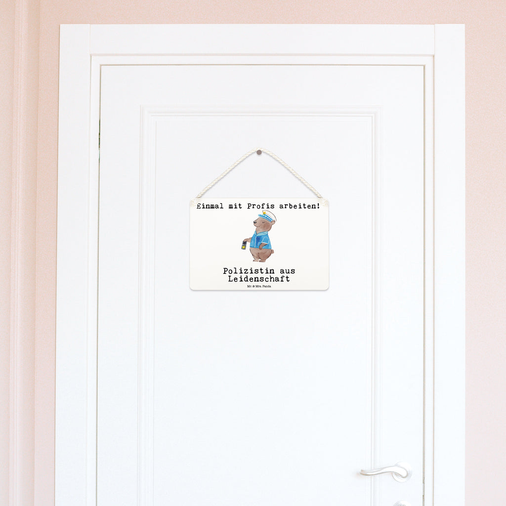 Deko Schild Polizistin aus Leidenschaft Dekoschild, Deko Schild, Schild, Tür Schild, Türschild, Holzschild, Wandschild, Wanddeko, Beruf, Ausbildung, Jubiläum, Abschied, Rente, Kollege, Kollegin, Geschenk, Schenken, Arbeitskollege, Mitarbeiter, Firma, Danke, Dankeschön, Polizistin, Polizeibeamtin, Wachfrau, Cop, Polizei, Studium