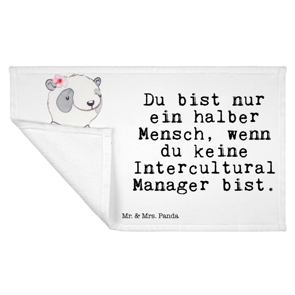 Gäste Handtuch Intercultural Manager mit Herz Gästetuch, Reisehandtuch, Sport Handtuch, Frottier, Kinder Handtuch, Beruf, Ausbildung, Jubiläum, Abschied, Rente, Kollege, Kollegin, Geschenk, Schenken, Arbeitskollege, Mitarbeiter, Firma, Danke, Dankeschön