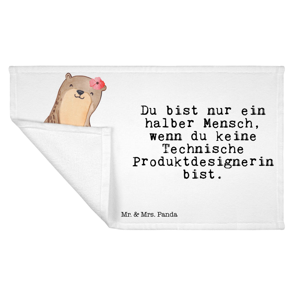 Gäste Handtuch Technische Produktdesignerin mit Herz Gästetuch, Reisehandtuch, Sport Handtuch, Frottier, Kinder Handtuch, Beruf, Ausbildung, Jubiläum, Abschied, Rente, Kollege, Kollegin, Geschenk, Schenken, Arbeitskollege, Mitarbeiter, Firma, Danke, Dankeschön