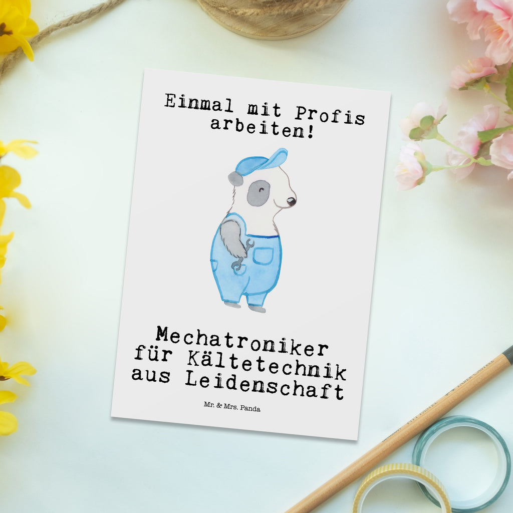 Postkarte Mechatroniker für Kältetechnik aus Leidenschaft Geschenkkarte, Grußkarte, Karte, Einladung, Ansichtskarte, Geburtstagskarte, Einladungskarte, Dankeskarte, Beruf, Ausbildung, Jubiläum, Abschied, Rente, Kollege, Kollegin, Geschenk, Schenken, Arbeitskollege, Mitarbeiter, Firma, Danke, Dankeschön, Mechatroniker für Kältetechnik, Gesellenprüfung