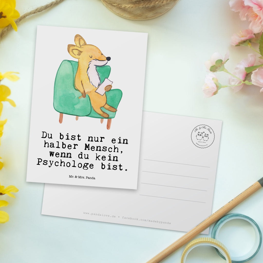 Postkarte Psychologe mit Herz Geschenkkarte, Grußkarte, Karte, Einladung, Ansichtskarte, Geburtstagskarte, Einladungskarte, Dankeskarte, Beruf, Ausbildung, Jubiläum, Abschied, Rente, Kollege, Kollegin, Geschenk, Schenken, Arbeitskollege, Mitarbeiter, Firma, Danke, Dankeschön, Psychologe, Therapeut, Studium