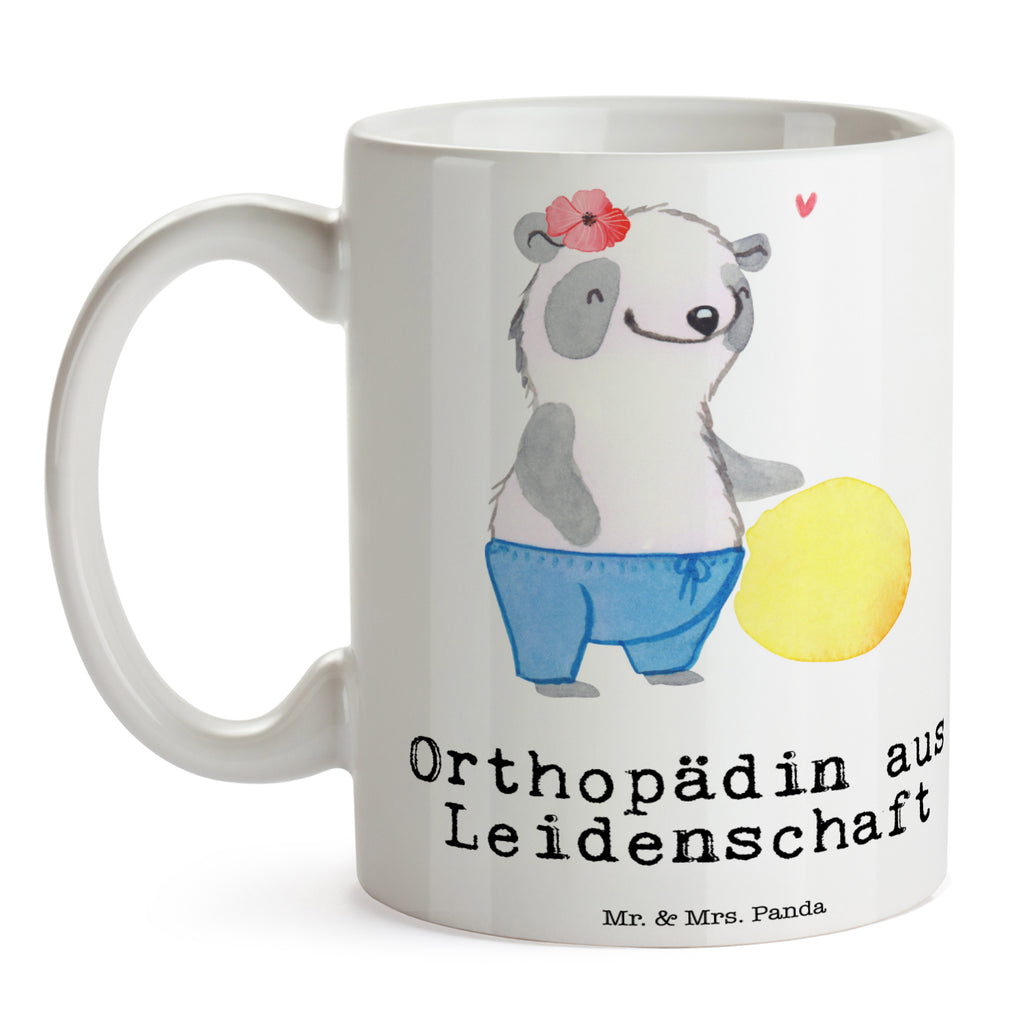 Tasse Orthopädin aus Leidenschaft Orthopädin, Fachärztin, Orthopädie,   Praxis, Eröffnung,  Becher, Kaffeetasse, Kaffeebecher, Tee, Frühstück, Büro  Beruf, Ausbildung, Jubiläum, Abschied, Rente, Kollege, Kollegin, Geschenk, Schenken, Arbeitskollege, Mitarbeiter, Firma, Danke, Dankeschön
