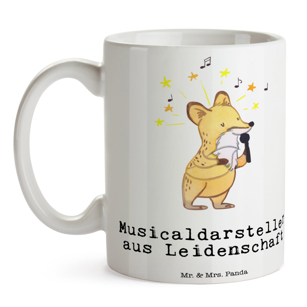 Tasse Musicaldarsteller aus Leidenschaft  Becher, Kaffeetasse, Kaffeebecher, Tee, Frühstück, Büro  Beruf, Ausbildung, Jubiläum, Abschied, Rente, Kollege, Kollegin, Geschenk, Schenken, Arbeitskollege, Mitarbeiter, Firma, Danke, Dankeschön
