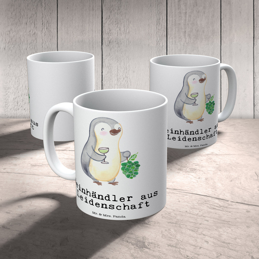 Tasse Weinhändler aus Leidenschaft  Becher, Kaffeetasse, Kaffeebecher, Tee, Frühstück, Büro  Beruf, Ausbildung, Jubiläum, Abschied, Rente, Kollege, Kollegin, Geschenk, Schenken, Arbeitskollege, Mitarbeiter, Firma, Danke, Dankeschön