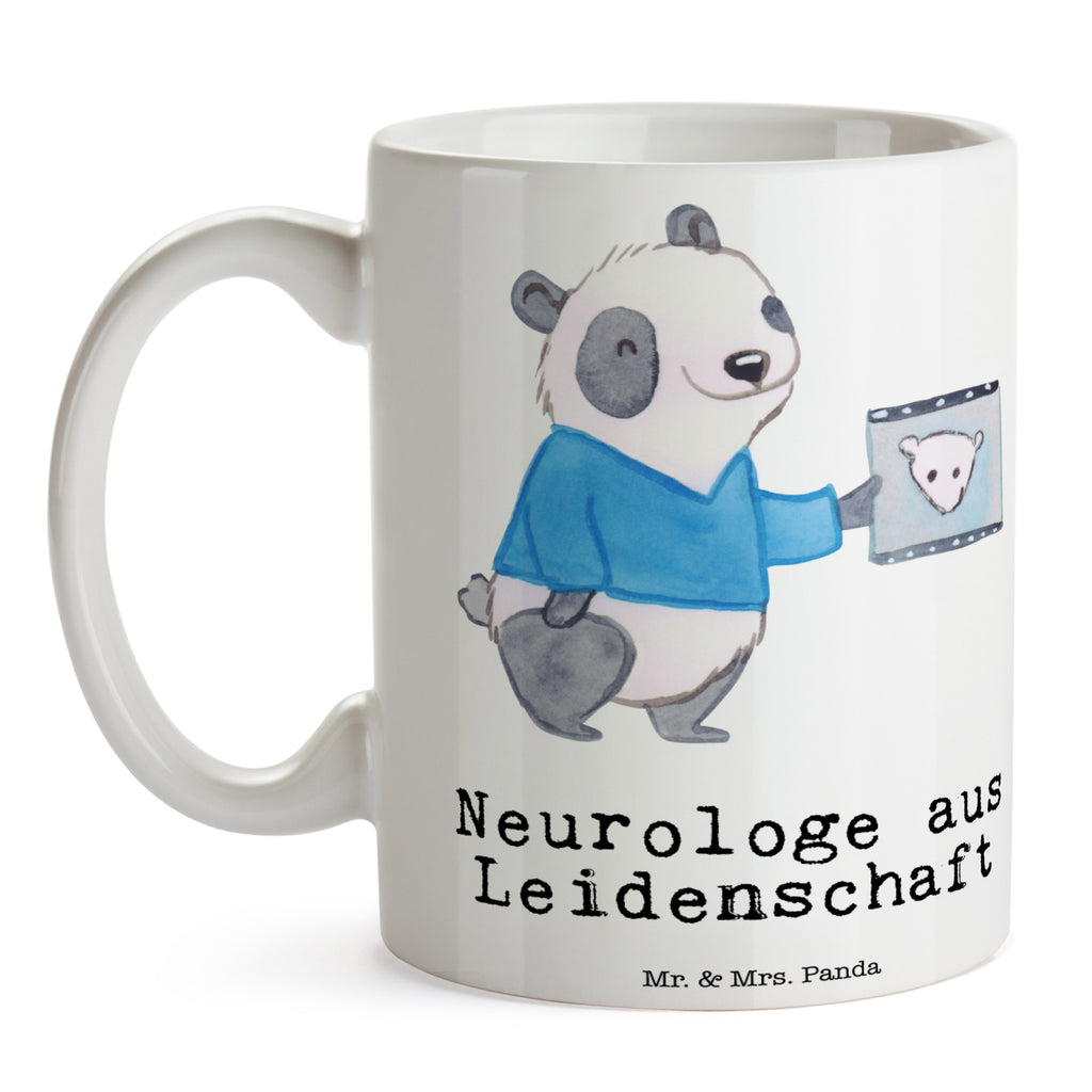 Tasse Neurologe aus Leidenschaft Neurologe, Neurologie, Mediziner, Medizinstudium,  Becher, Kaffeetasse, Kaffeebecher, Tee, Frühstück, Büro  Beruf, Ausbildung, Jubiläum, Abschied, Rente, Kollege, Kollegin, Geschenk, Schenken, Arbeitskollege, Mitarbeiter, Firma, Danke, Dankeschön