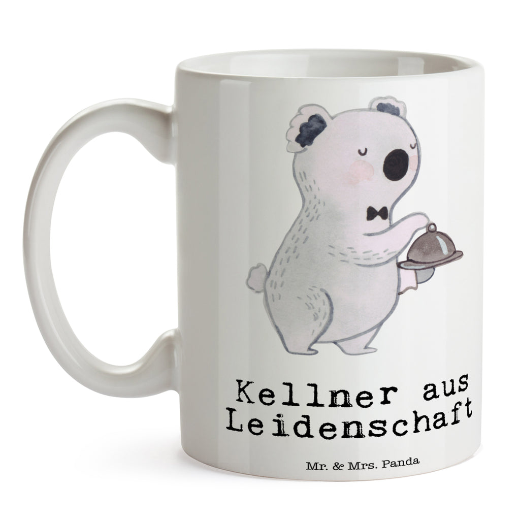 Tasse Kellner aus Leidenschaft Kellner, Servicekraft, Restaurant, Ober, Ausbildung,  Becher, Kaffeetasse, Kaffeebecher, Tee, Frühstück, Büro  Beruf, Ausbildung, Jubiläum, Abschied, Rente, Kollege, Kollegin, Geschenk, Schenken, Arbeitskollege, Mitarbeiter, Firma, Danke, Dankeschön