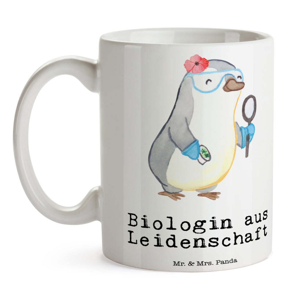 Tasse Biologin aus Leidenschaft Biologin, Biologie, Naturwissenschaftlerin, Labor, Studium, Bachelor, Master,  Becher, Kaffeetasse, Kaffeebecher, Tee, Frühstück, Büro  Beruf, Ausbildung, Jubiläum, Abschied, Rente, Kollege, Kollegin, Geschenk, Schenken, Arbeitskollege, Mitarbeiter, Firma, Danke, Dankeschön