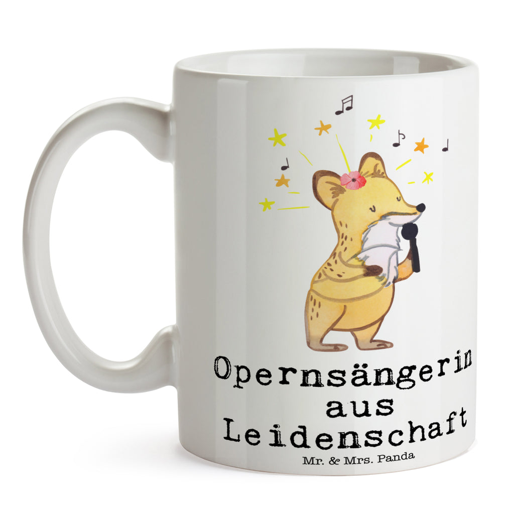 Tasse Opernsängerin aus Leidenschaft  Becher, Kaffeetasse, Kaffeebecher, Tee, Frühstück, Büro  Beruf, Ausbildung, Jubiläum, Abschied, Rente, Kollege, Kollegin, Geschenk, Schenken, Arbeitskollege, Mitarbeiter, Firma, Danke, Dankeschön