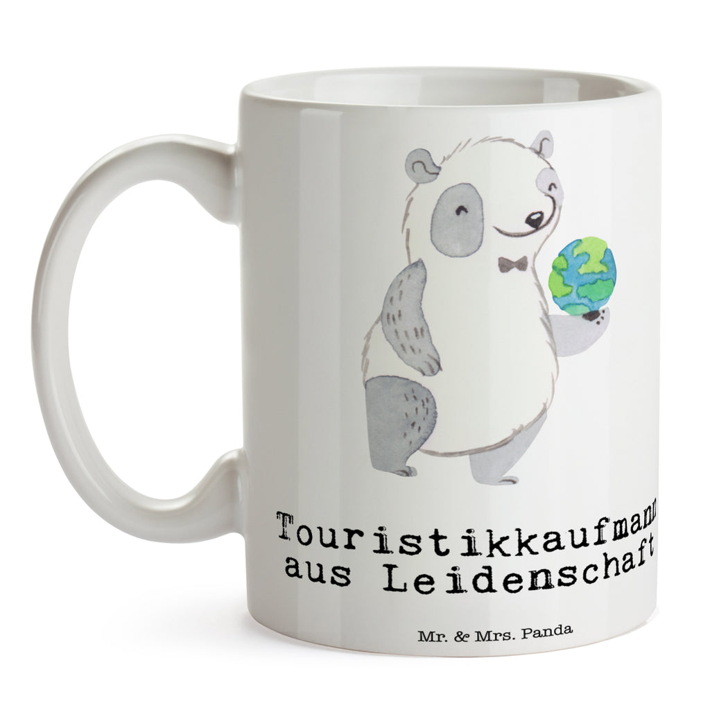 Tasse Touristikkaufmann aus Leidenschaft  Becher, Kaffeetasse, Kaffeebecher, Tee, Frühstück, Büro  Beruf, Ausbildung, Jubiläum, Abschied, Rente, Kollege, Kollegin, Geschenk, Schenken, Arbeitskollege, Mitarbeiter, Firma, Danke, Dankeschön