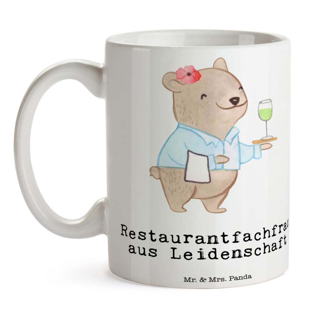 Tasse Restaurantfachfrau aus Leidenschaft  Becher, Kaffeetasse, Kaffeebecher, Tee, Frühstück, Büro  Beruf, Ausbildung, Jubiläum, Abschied, Rente, Kollege, Kollegin, Geschenk, Schenken, Arbeitskollege, Mitarbeiter, Firma, Danke, Dankeschön
