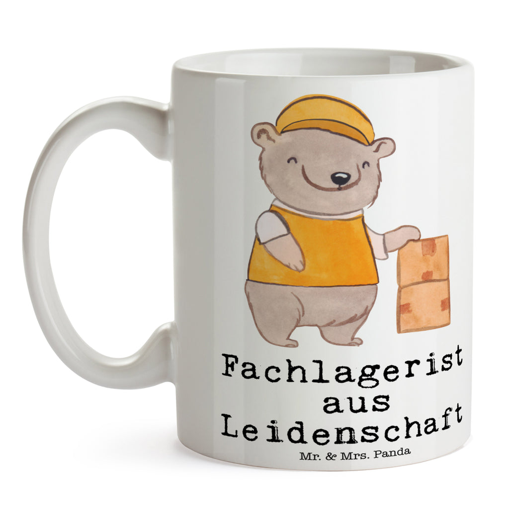 Tasse Fachlagerist aus Leidenschaft Lagerarbeiter, Fachlagerist, Lagerist, Lagerverwalter, Ausbildung,  Becher, Kaffeetasse, Kaffeebecher, Tee, Frühstück, Büro  Beruf, Ausbildung, Jubiläum, Abschied, Rente, Kollege, Kollegin, Geschenk, Schenken, Arbeitskollege, Mitarbeiter, Firma, Danke, Dankeschön