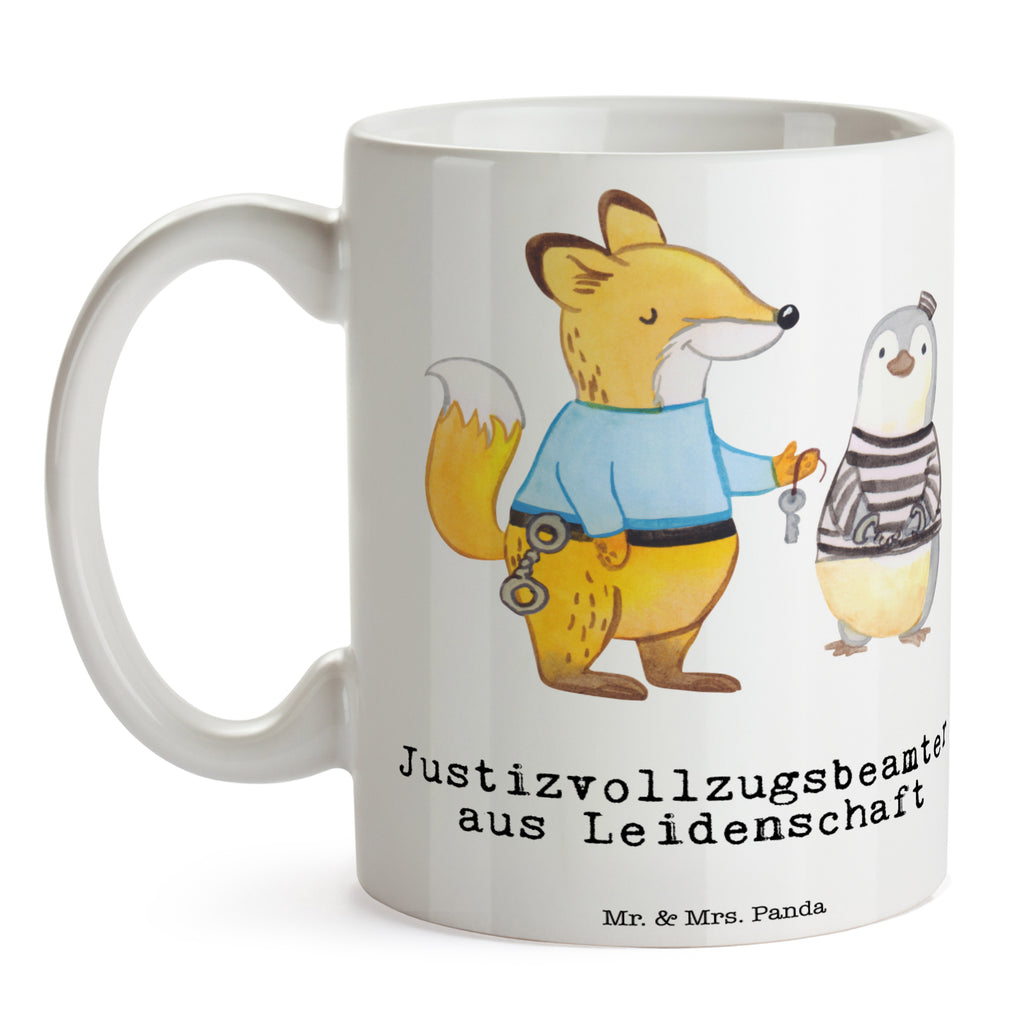 Tasse Justizvollzugsbeamter aus Leidenschaft Gefängniswärter, Justizvollzugsbeamter Becher, Kaffeetasse, Kaffeebecher, Tee, Frühstück, Büro  Beruf, Ausbildung, Jubiläum, Abschied, Rente, Kollege, Kollegin, Geschenk, Schenken, Arbeitskollege, Mitarbeiter, Firma, Danke, Dankeschön