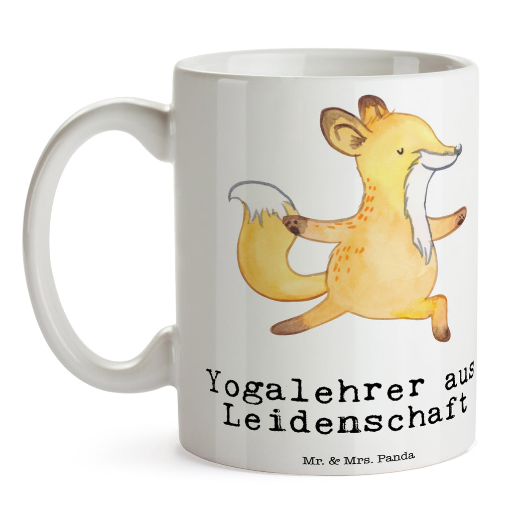 Tasse Yogalehrer aus Leidenschaft  Becher, Kaffeetasse, Kaffeebecher, Tee, Frühstück, Büro  Beruf, Ausbildung, Jubiläum, Abschied, Rente, Kollege, Kollegin, Geschenk, Schenken, Arbeitskollege, Mitarbeiter, Firma, Danke, Dankeschön