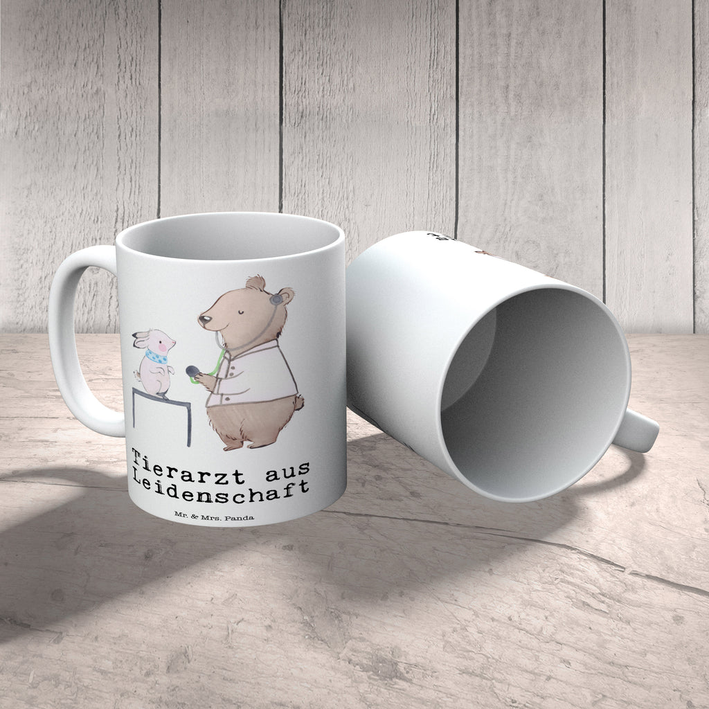 Tasse Tierarzt aus Leidenschaft  Becher, Kaffeetasse, Kaffeebecher, Tee, Frühstück, Büro  Beruf, Ausbildung, Jubiläum, Abschied, Rente, Kollege, Kollegin, Geschenk, Schenken, Arbeitskollege, Mitarbeiter, Firma, Danke, Dankeschön