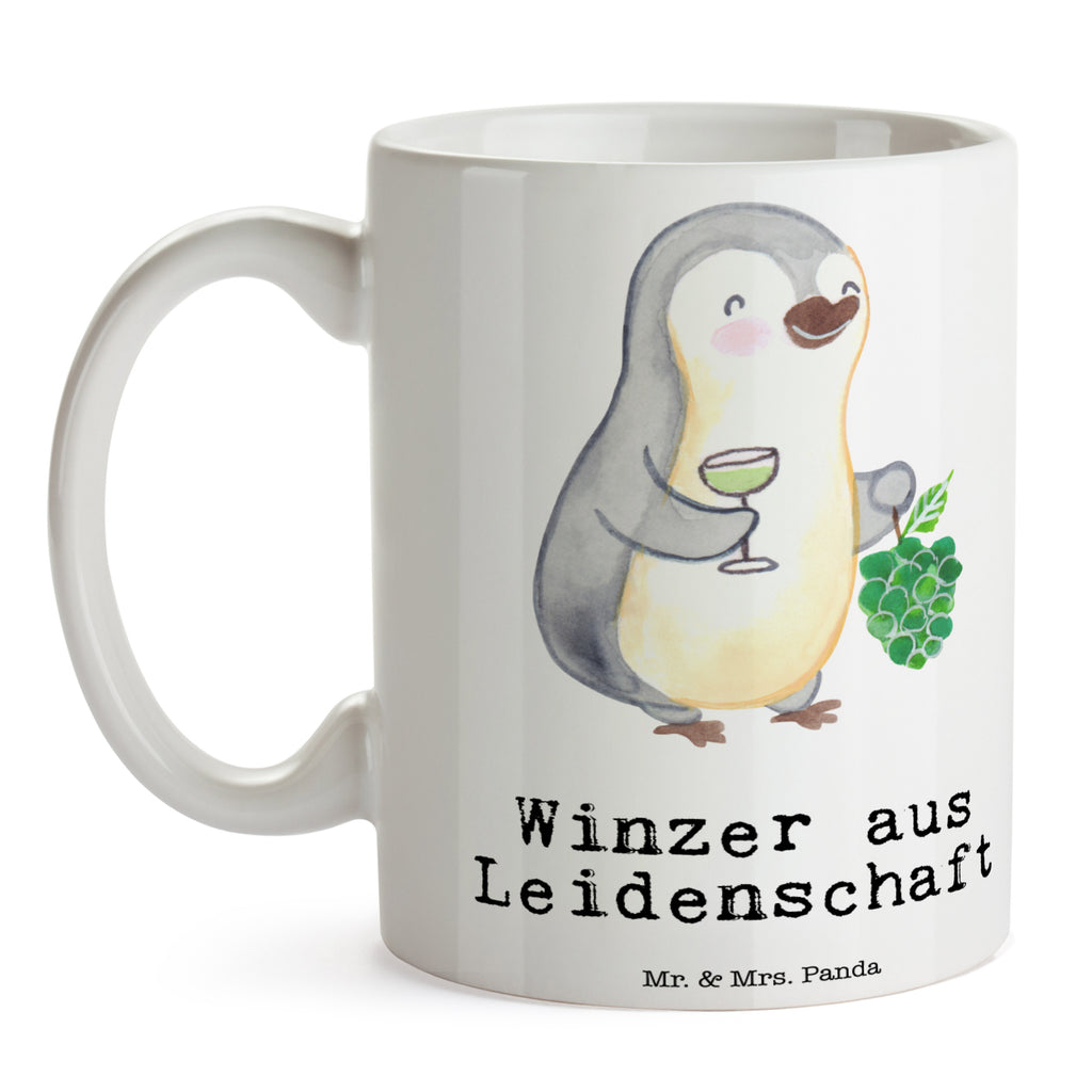 Tasse Winzer aus Leidenschaft  Becher, Kaffeetasse, Kaffeebecher, Tee, Frühstück, Büro  Beruf, Ausbildung, Jubiläum, Abschied, Rente, Kollege, Kollegin, Geschenk, Schenken, Arbeitskollege, Mitarbeiter, Firma, Danke, Dankeschön