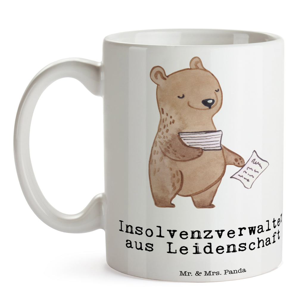 Tasse Insolvenzverwalter aus Leidenschaft  Becher, Kaffeetasse, Kaffeebecher, Tee, Frühstück, Büro  Beruf, Ausbildung, Jubiläum, Abschied, Rente, Kollege, Kollegin, Geschenk, Schenken, Arbeitskollege, Mitarbeiter, Firma, Danke, Dankeschön
