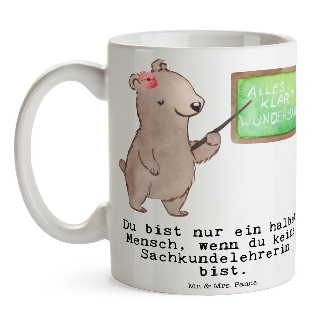 Tasse Sachkundelehrerin mit Herz Sachkundelehrerin, Sachkundeunterricht, Schule, Grundschule,  Becher, Kaffeetasse, Kaffeebecher, Tee, Frühstück, Büro  Beruf, Ausbildung, Jubiläum, Abschied, Rente, Kollege, Kollegin, Geschenk, Schenken, Arbeitskollege, Mitarbeiter, Firma, Danke, Dankeschön