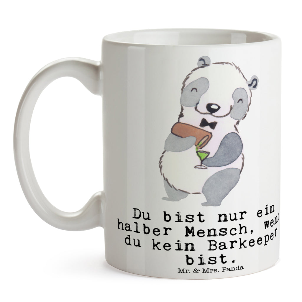 Tasse Barkeeper mit Herz Barkeeper, Barmann, Bartender, Barbesitzer, Kurs, Ausbildung,  Becher, Kaffeetasse, Kaffeebecher, Tee, Frühstück, Büro  Beruf, Ausbildung, Jubiläum, Abschied, Rente, Kollege, Kollegin, Geschenk, Schenken, Arbeitskollege, Mitarbeiter, Firma, Danke, Dankeschön