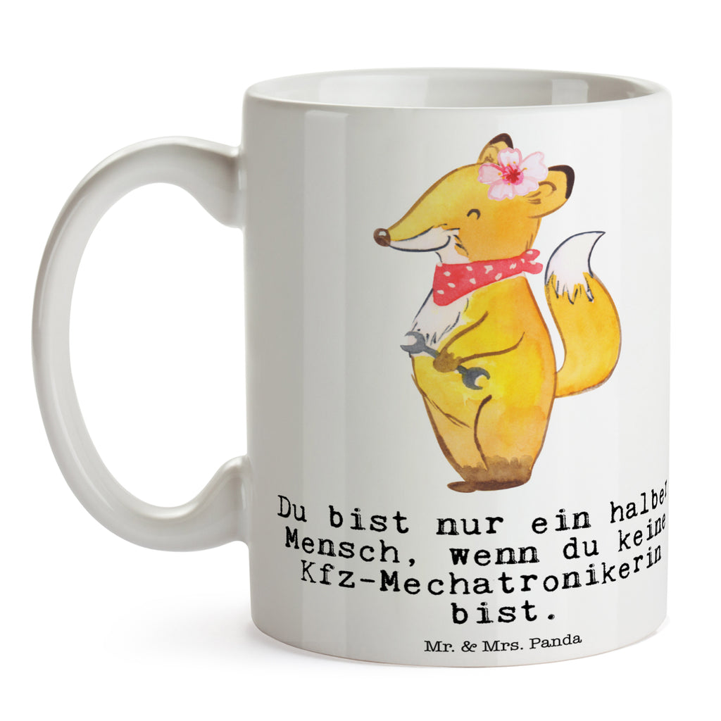 Tasse Kfz-Mechatronikerin mit Herz Kfz-Mechatronikerin, Kraftfahrzeugmechanikerin, Ausbildung, Meisterin ,Gesellenprüfung Becher, Kaffeetasse, Kaffeebecher, Tee, Frühstück, Büro  Beruf, Ausbildung, Jubiläum, Abschied, Rente, Kollege, Kollegin, Geschenk, Schenken, Arbeitskollege, Mitarbeiter, Firma, Danke, Dankeschön