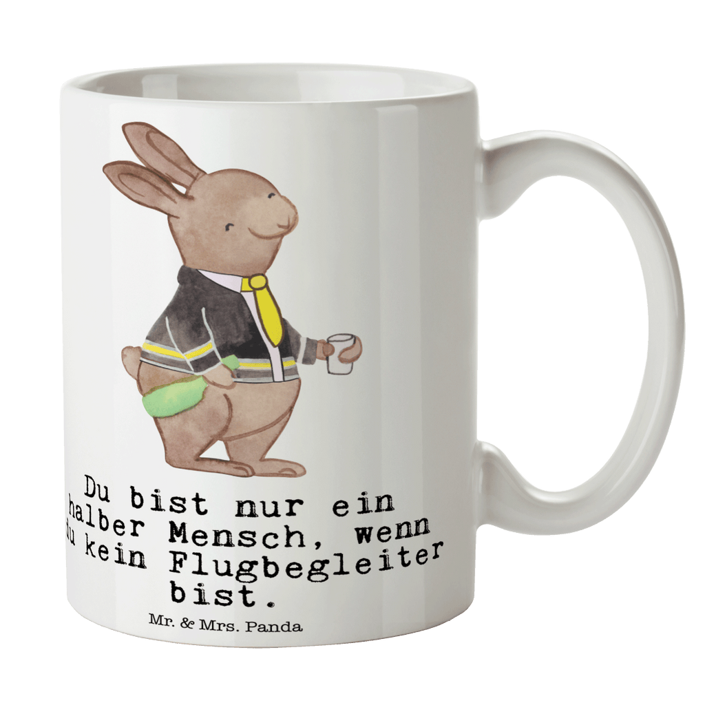 Tasse Flugbegleiter mit Herz Flugbegleiter, Steward, Flugsteward, 
Flight-Attendant Becher, Kaffeetasse, Kaffeebecher, Tee, Frühstück, Büro  Beruf, Ausbildung, Jubiläum, Abschied, Rente, Kollege, Kollegin, Geschenk, Schenken, Arbeitskollege, Mitarbeiter, Firma, Danke, Dankeschön