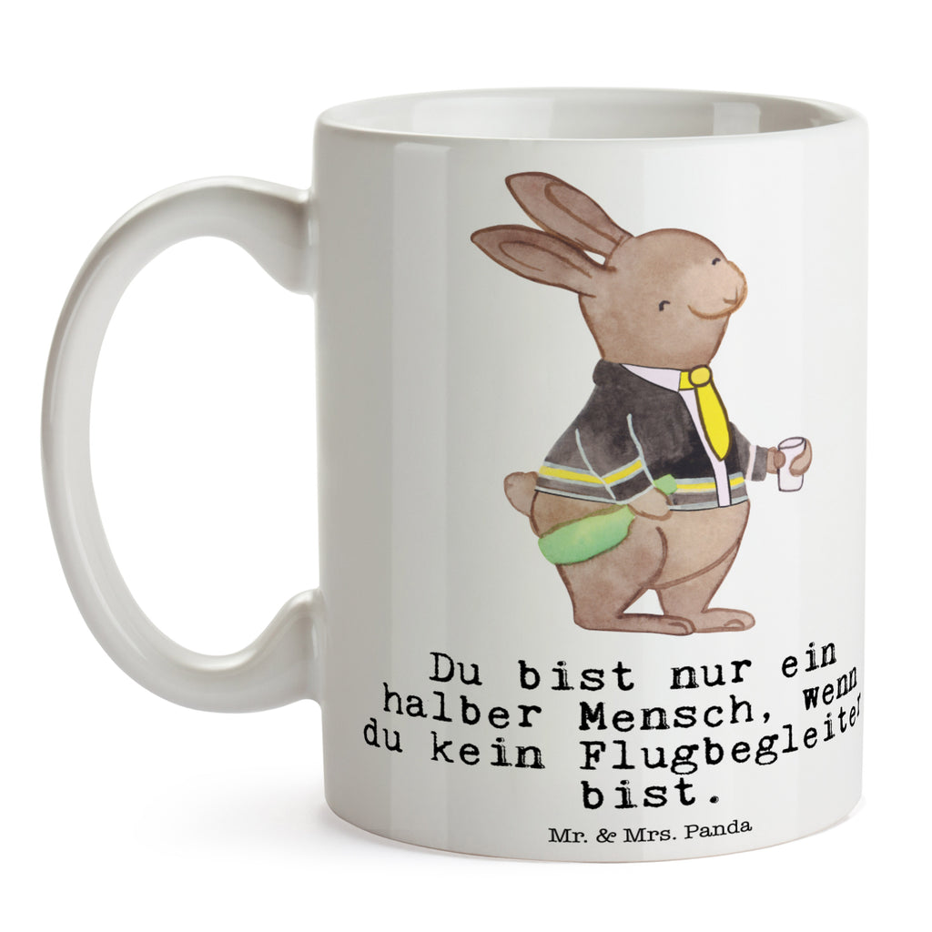 Tasse Flugbegleiter mit Herz Flugbegleiter, Steward, Flugsteward, 
Flight-Attendant Becher, Kaffeetasse, Kaffeebecher, Tee, Frühstück, Büro  Beruf, Ausbildung, Jubiläum, Abschied, Rente, Kollege, Kollegin, Geschenk, Schenken, Arbeitskollege, Mitarbeiter, Firma, Danke, Dankeschön