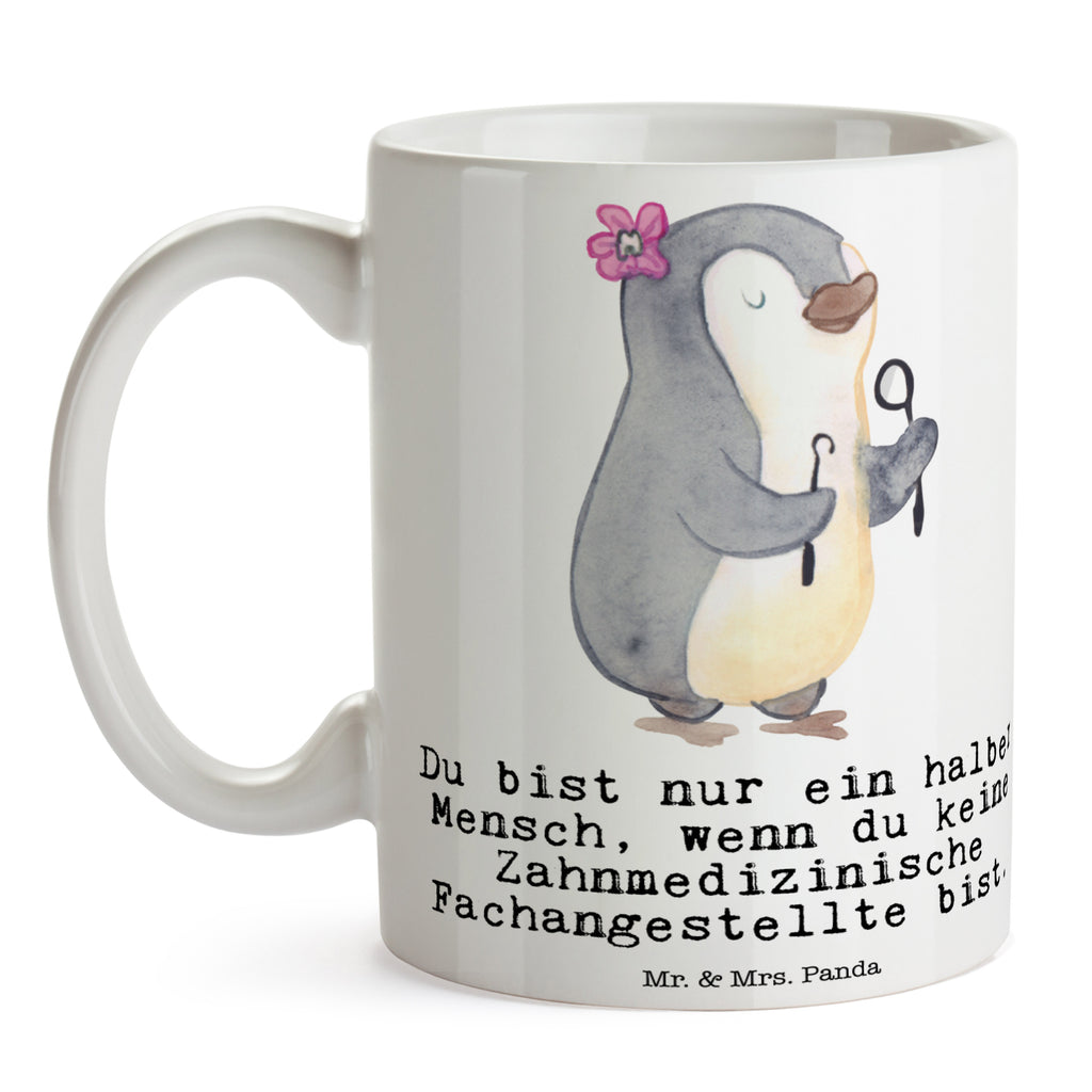 Tasse Zahnmedizinische Fachangestellte mit Herz  Becher, Kaffeetasse, Kaffeebecher, Tee, Frühstück, Büro  Beruf, Ausbildung, Jubiläum, Abschied, Rente, Kollege, Kollegin, Geschenk, Schenken, Arbeitskollege, Mitarbeiter, Firma, Danke, Dankeschön