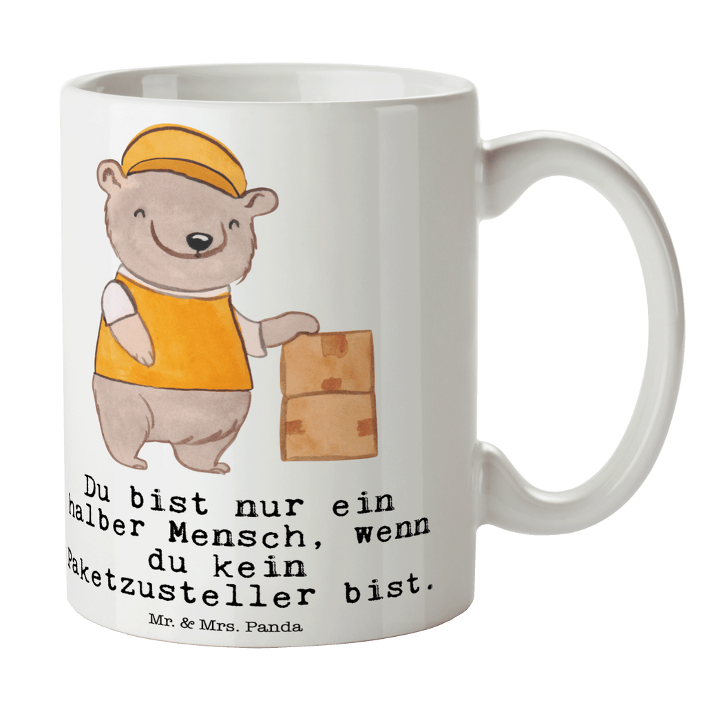 Tasse Paketzusteller mit Herz