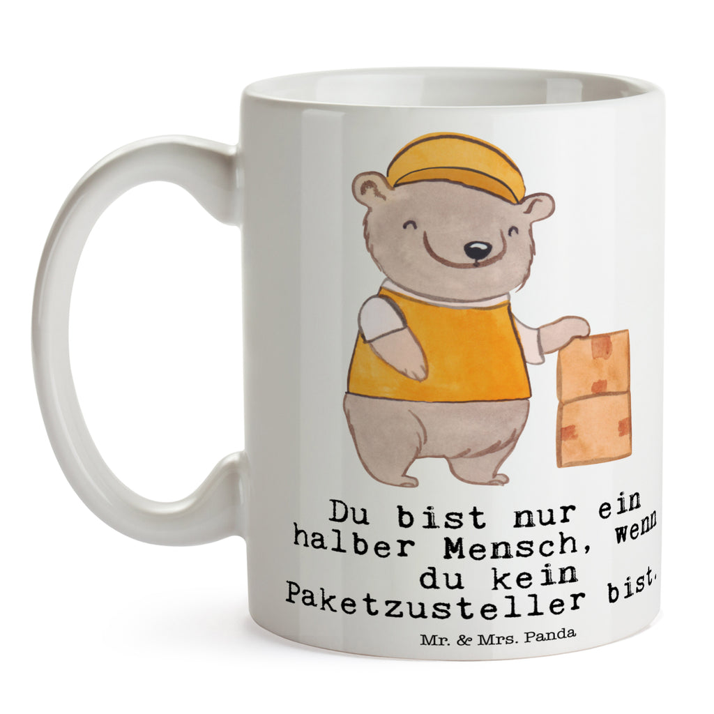 Tasse Paketzusteller mit Herz