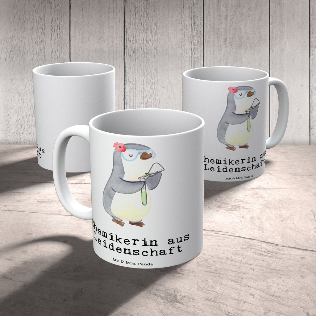 Tasse Chemikerin aus Leidenschaft Chemikerin, Chemielaborantin, Naturwissenschaftlerin, Labor,  Studium,  Forschung, Wissenschaftlerin,  Becher, Kaffeetasse, Kaffeebecher, Tee, Frühstück, Büro  Beruf, Ausbildung, Jubiläum, Abschied, Rente, Kollege, Kollegin, Geschenk, Schenken, Arbeitskollege, Mitarbeiter, Firma, Danke, Dankeschön