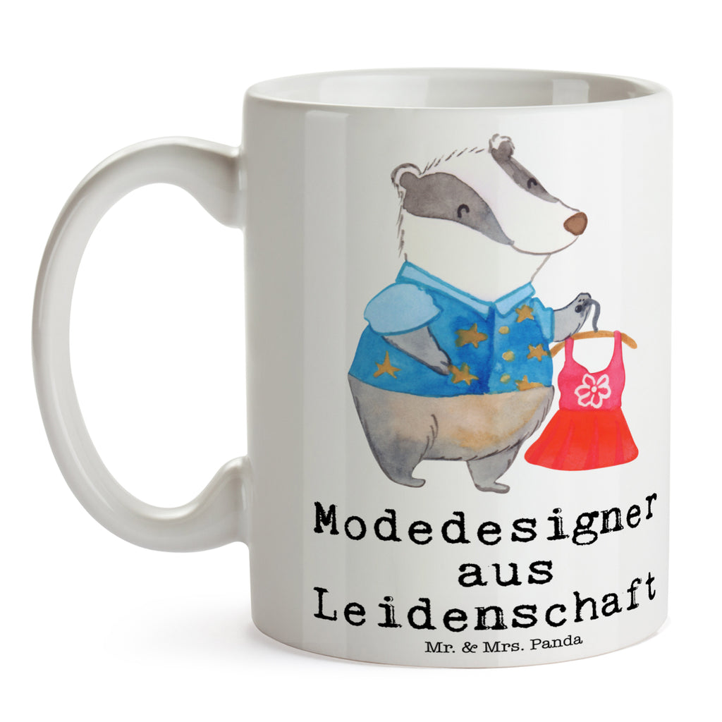 Tasse Modedesigner aus Leidenschaft Modedesigner, Fashion Designer, Modeschöpfer Becher, Kaffeetasse, Kaffeebecher, Tee, Frühstück, Büro  Beruf, Ausbildung, Jubiläum, Abschied, Rente, Kollege, Kollegin, Geschenk, Schenken, Arbeitskollege, Mitarbeiter, Firma, Danke, Dankeschön