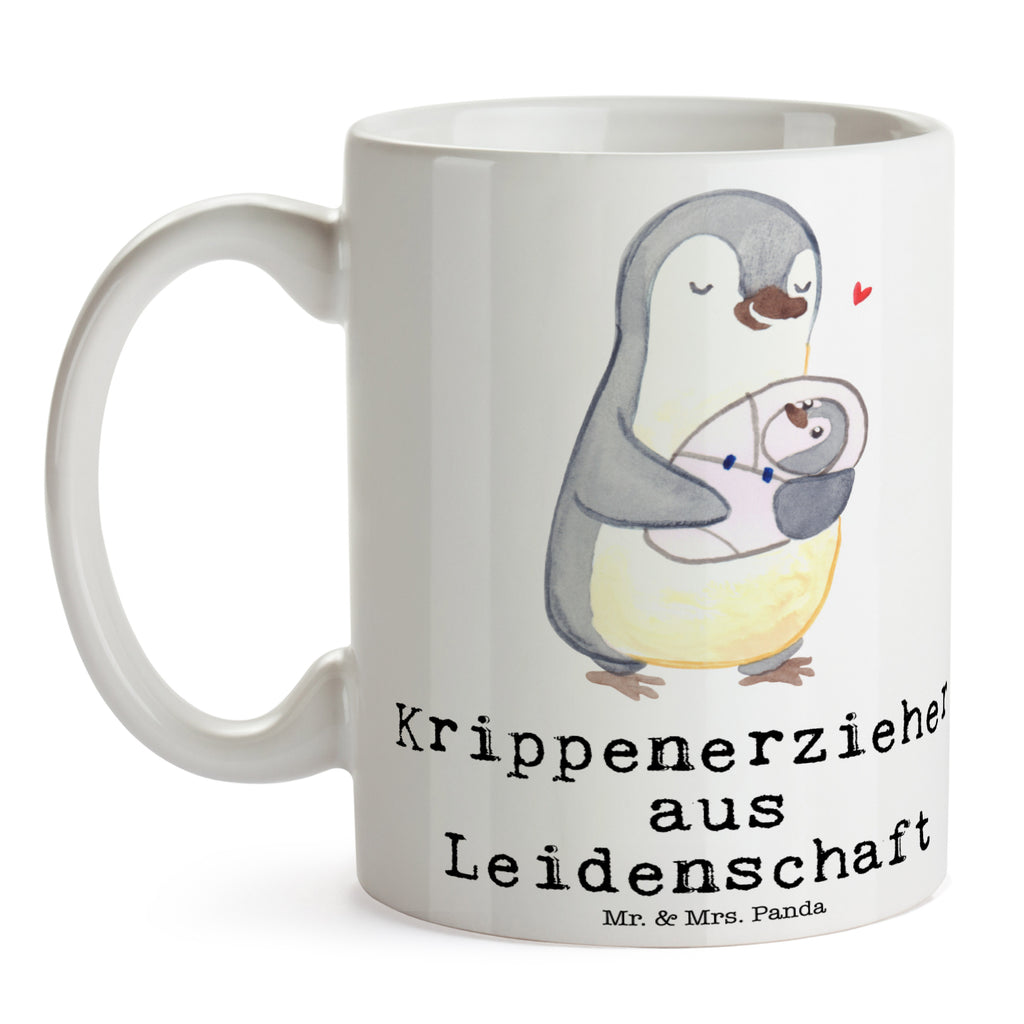 Tasse Krippenerzieher aus Leidenschaft Krippenerzieher, Kindertagesstätte, KITA, Eröffnung, Erzieher, Pädagoge,  Becher, Kaffeetasse, Kaffeebecher, Tee, Frühstück, Büro  Beruf, Ausbildung, Jubiläum, Abschied, Rente, Kollege, Kollegin, Geschenk, Schenken, Arbeitskollege, Mitarbeiter, Firma, Danke, Dankeschön