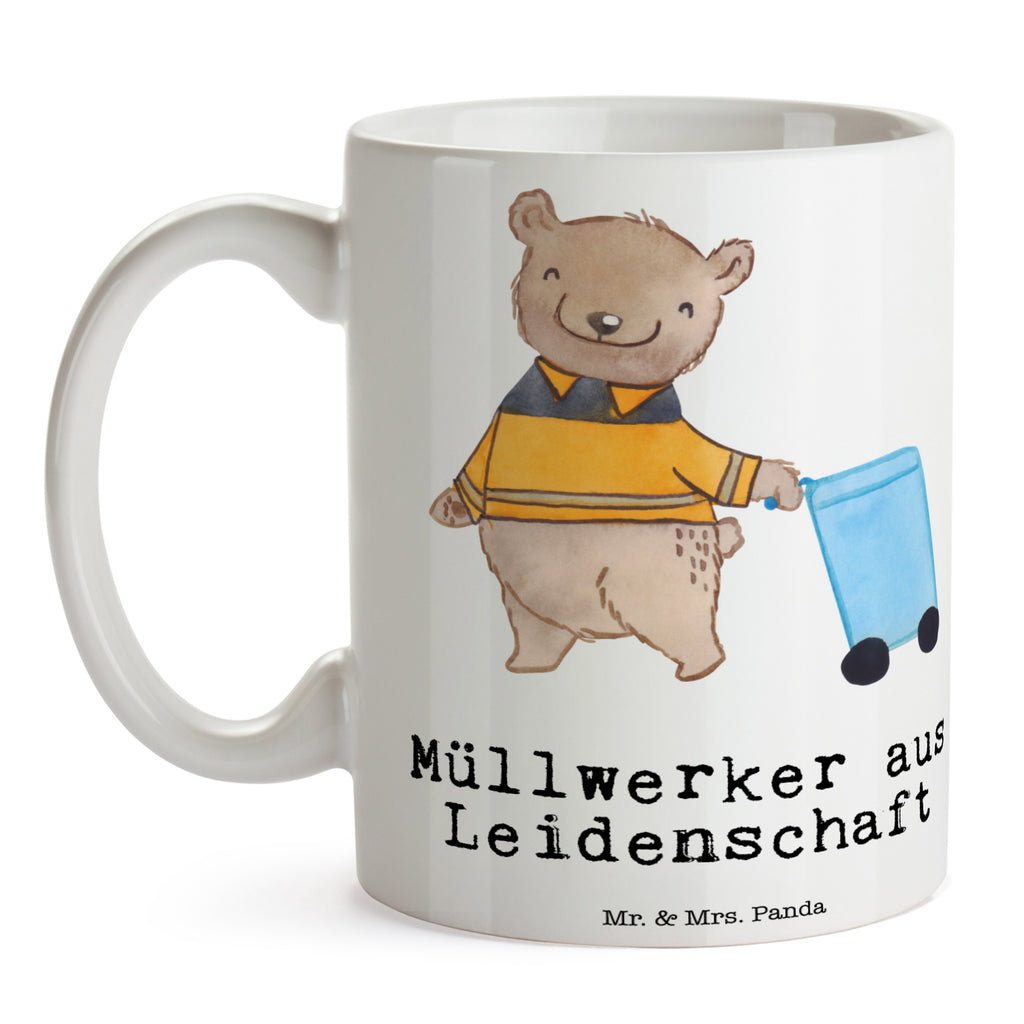Tasse Müllwerker aus Leidenschaft Müllwerker, Fachkraft Kreislauf- und Abfallwirtschaft, Müllentsorger, 
Kehrichtmann, Müllmann, Müllfahrer Becher, Kaffeetasse, Kaffeebecher, Tee, Frühstück, Büro  Beruf, Ausbildung, Jubiläum, Abschied, Rente, Kollege, Kollegin, Geschenk, Schenken, Arbeitskollege, Mitarbeiter, Firma, Danke, Dankeschön