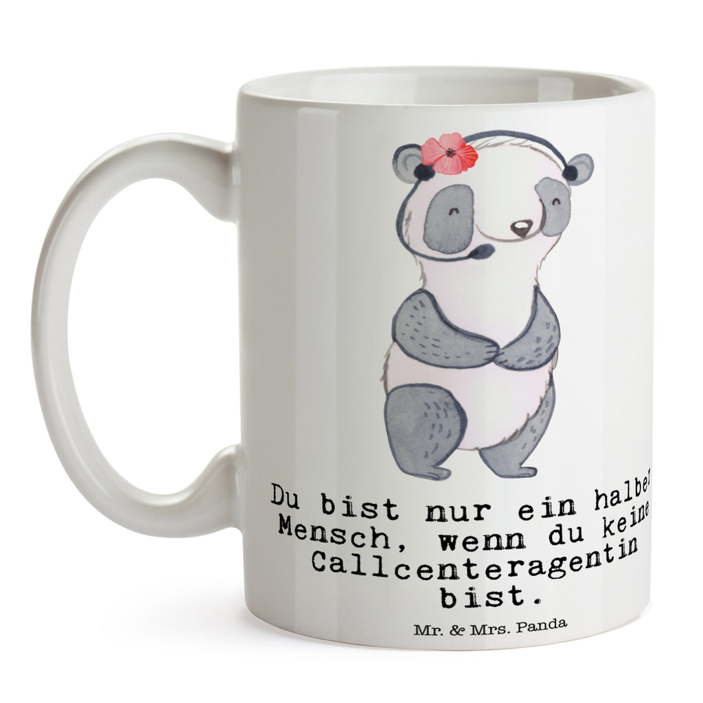 Tasse Callcenteragentin mit Herz Kundendienstmitarbeiterin, Callcenteragentin, customer service, backoffice mitarbeiter,  Becher, Kaffeetasse, Kaffeebecher, Tee, Frühstück, Büro  Beruf, Ausbildung, Jubiläum, Abschied, Rente, Kollege, Kollegin, Geschenk, Schenken, Arbeitskollege, Mitarbeiter, Firma, Danke, Dankeschön