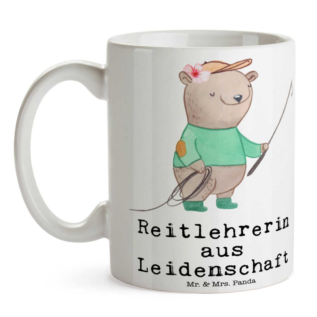 Tasse Reitlehrerin aus Leidenschaft  Becher, Kaffeetasse, Kaffeebecher, Tee, Frühstück, Büro  Beruf, Ausbildung, Jubiläum, Abschied, Rente, Kollege, Kollegin, Geschenk, Schenken, Arbeitskollege, Mitarbeiter, Firma, Danke, Dankeschön