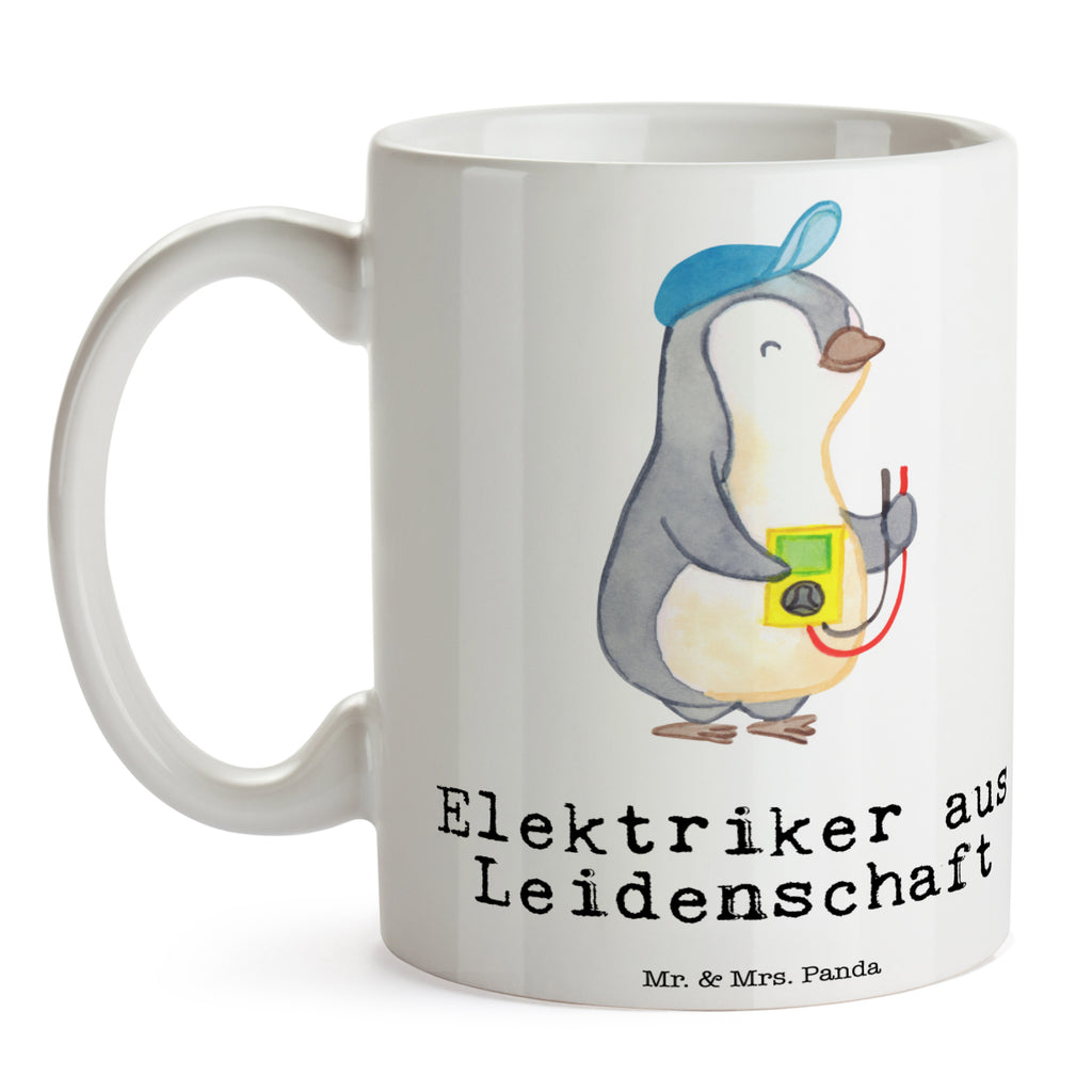 Tasse Elektriker aus Leidenschaft Elektriker, Elektronmonteur, Elektrotechniker, Elektroinstallateur , Elektromeister, Gesellenprüfung, Ausbildung,  Becher, Kaffeetasse, Kaffeebecher, Tee, Frühstück, Büro  Beruf, Ausbildung, Jubiläum, Abschied, Rente, Kollege, Kollegin, Geschenk, Schenken, Arbeitskollege, Mitarbeiter, Firma, Danke, Dankeschön