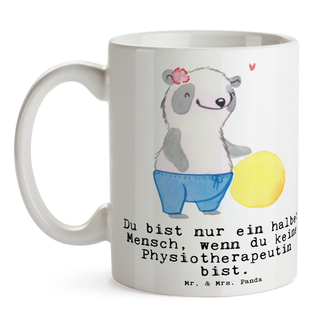 Tasse Physiotherapeutin mit Herz  Becher, Kaffeetasse, Kaffeebecher, Tee, Frühstück, Büro  Beruf, Ausbildung, Jubiläum, Abschied, Rente, Kollege, Kollegin, Geschenk, Schenken, Arbeitskollege, Mitarbeiter, Firma, Danke, Dankeschön