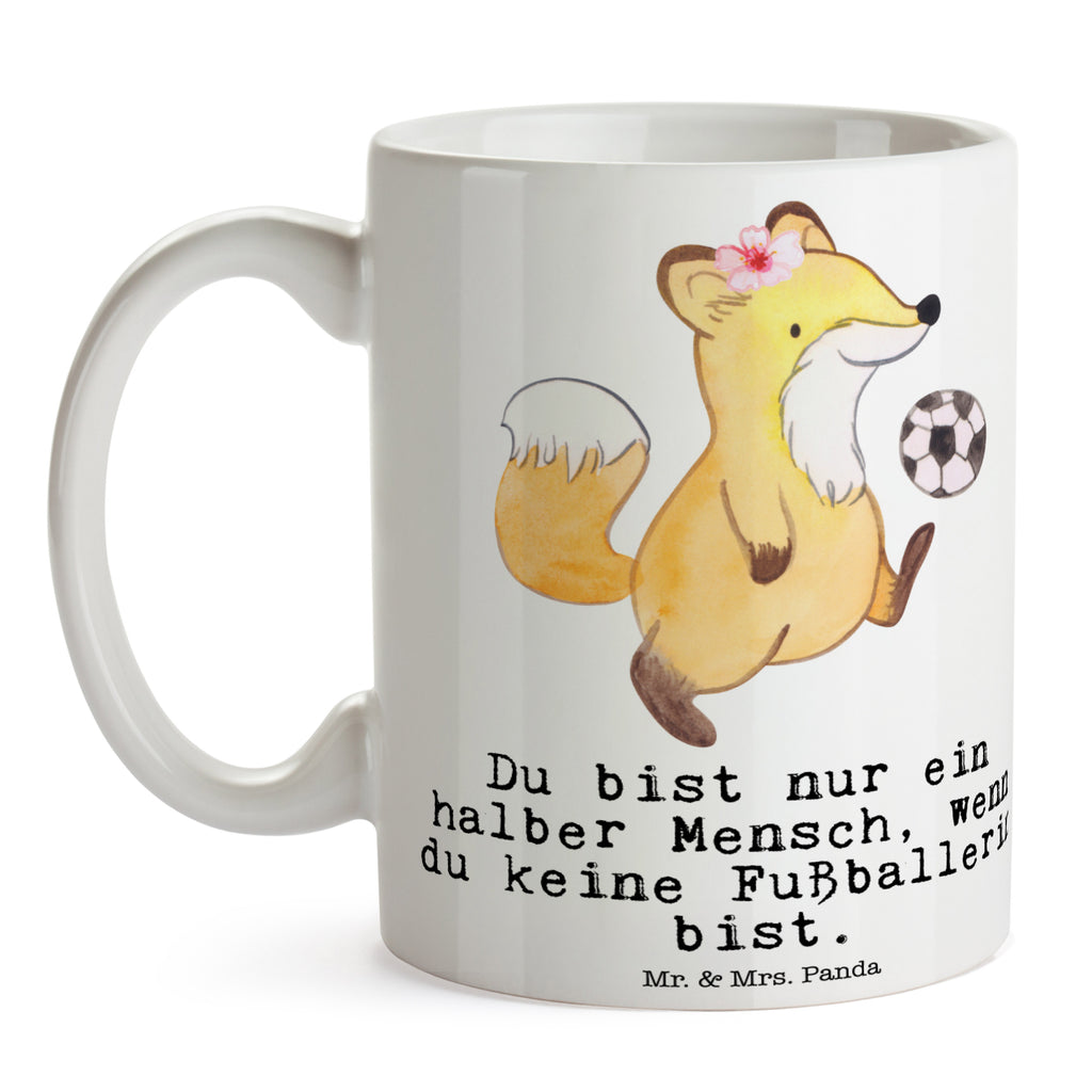 Tasse Fußballerin mit Herz Fußballerin, Fußballspielerin, Profi Fußballerin, Fußballspiel, Glücksbringer,  Becher, Kaffeetasse, Kaffeebecher, Tee, Frühstück, Büro  Beruf, Ausbildung, Jubiläum, Abschied, Rente, Kollege, Kollegin, Geschenk, Schenken, Arbeitskollege, Mitarbeiter, Firma, Danke, Dankeschön