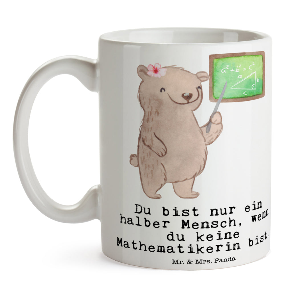 Tasse Mathematikerin mit Herz Mathematikerin, Mathematik Studium, Studentin Mathe, Bachelor, Master,  Becher, Kaffeetasse, Kaffeebecher, Tee, Frühstück, Büro  Beruf, Ausbildung, Jubiläum, Abschied, Rente, Kollege, Kollegin, Geschenk, Schenken, Arbeitskollege, Mitarbeiter, Firma, Danke, Dankeschön