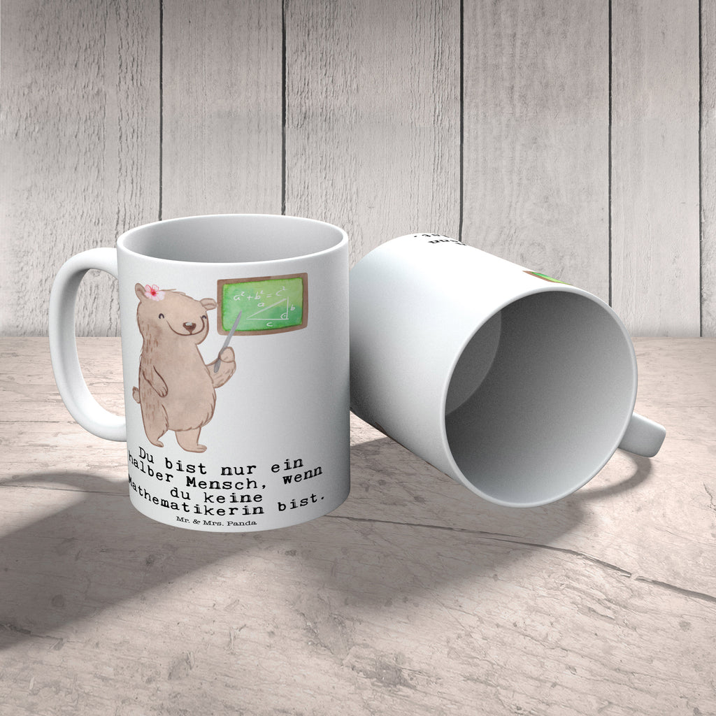 Tasse Mathematikerin mit Herz Mathematikerin, Mathematik Studium, Studentin Mathe, Bachelor, Master,  Becher, Kaffeetasse, Kaffeebecher, Tee, Frühstück, Büro  Beruf, Ausbildung, Jubiläum, Abschied, Rente, Kollege, Kollegin, Geschenk, Schenken, Arbeitskollege, Mitarbeiter, Firma, Danke, Dankeschön